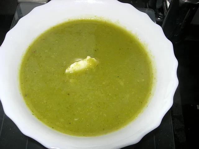 Zielona zupa