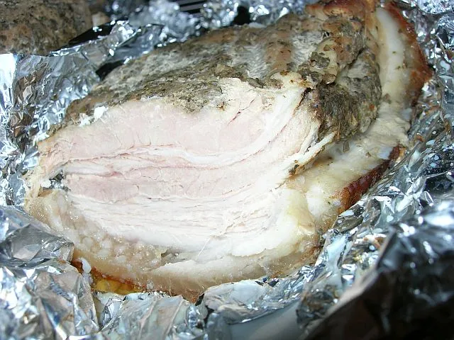 Boczek w majeranku