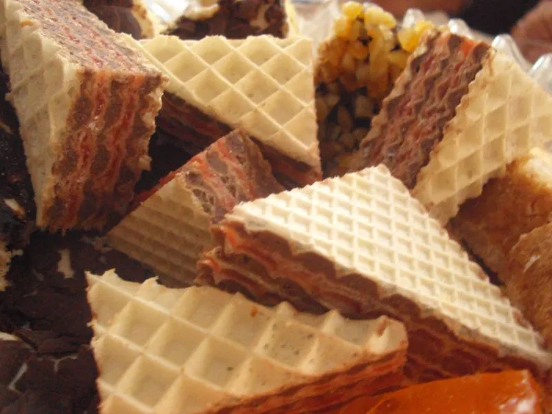 Wafelki mleczno-galaretkowe