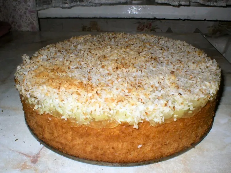 Ciasto kokosowe z kisielem