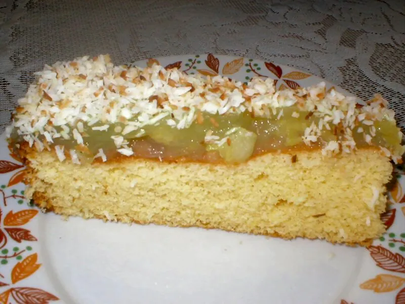 Ciasto kokosowe z kisielem