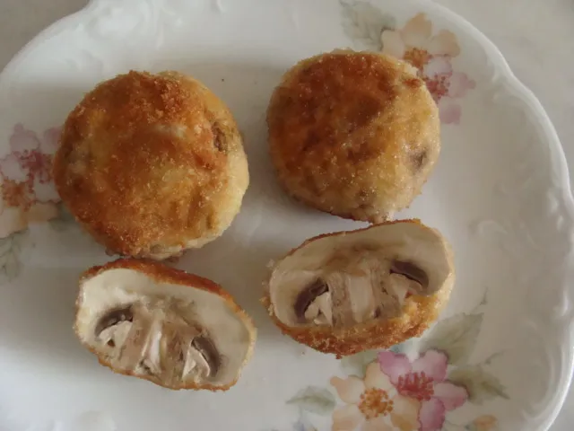 Pieczarki smażone panierowane