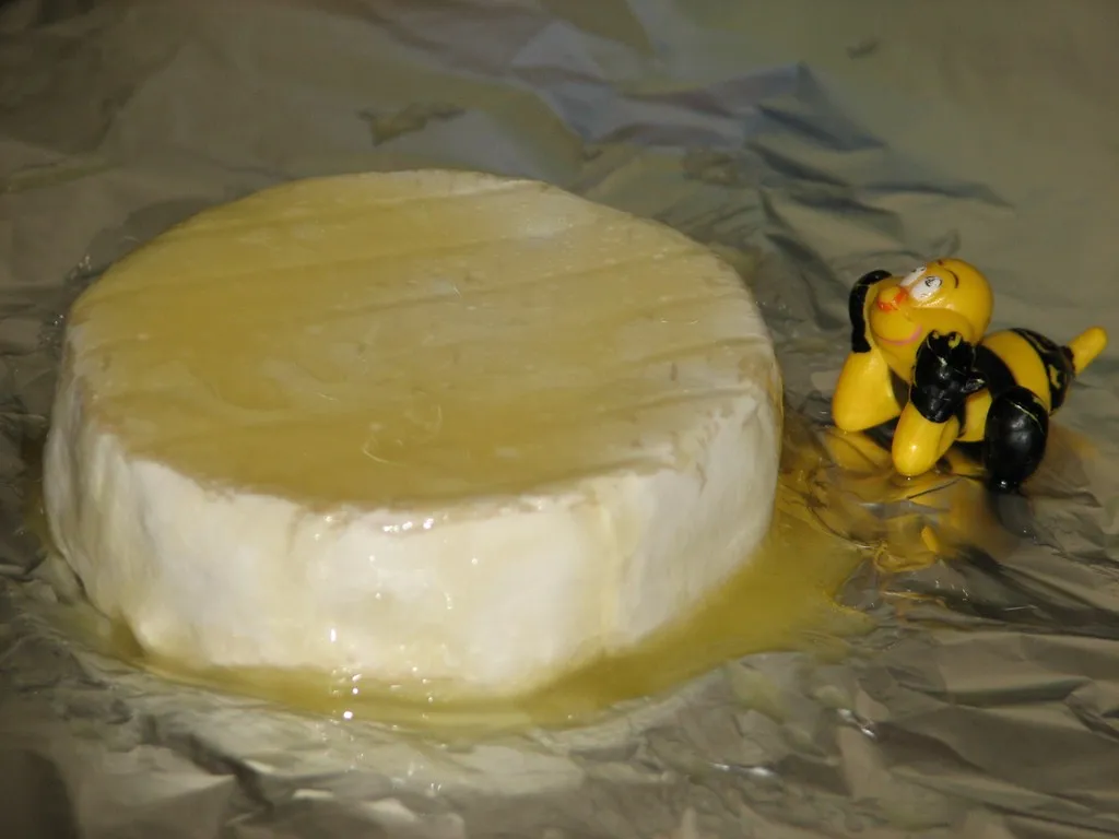 Miodowy camembert z grilla