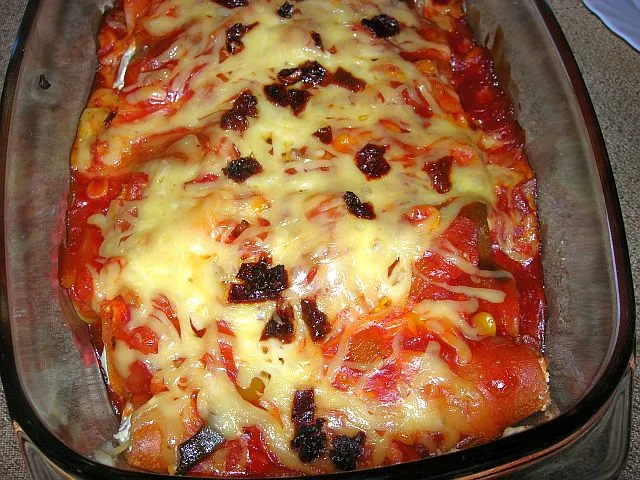 Zapiekanka z makaronem cannelloni