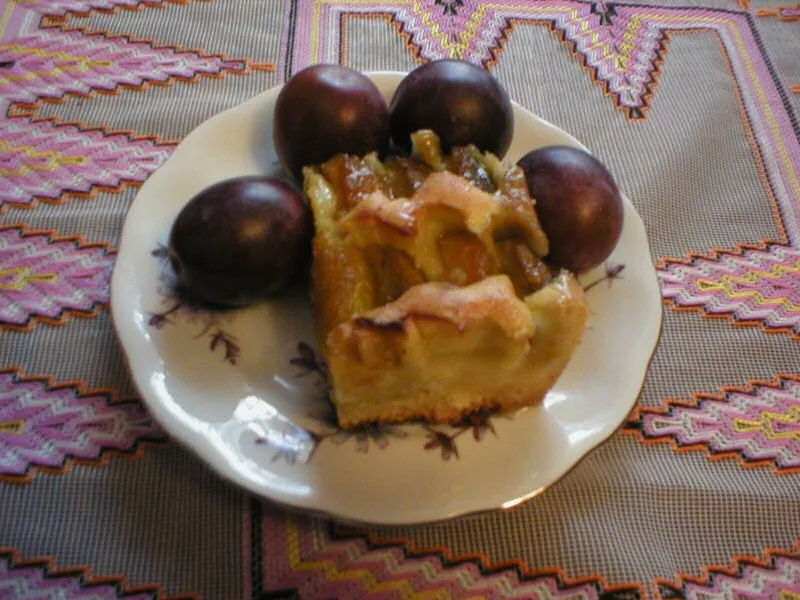 Placek ze śliwkami