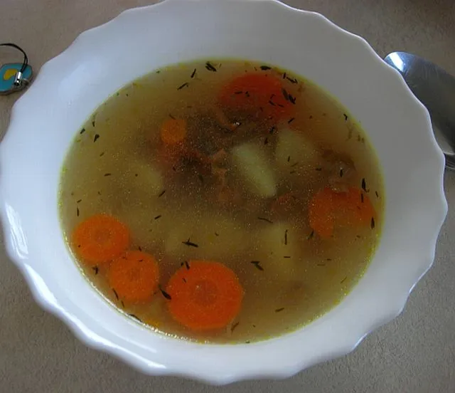 Zupa z kurkami