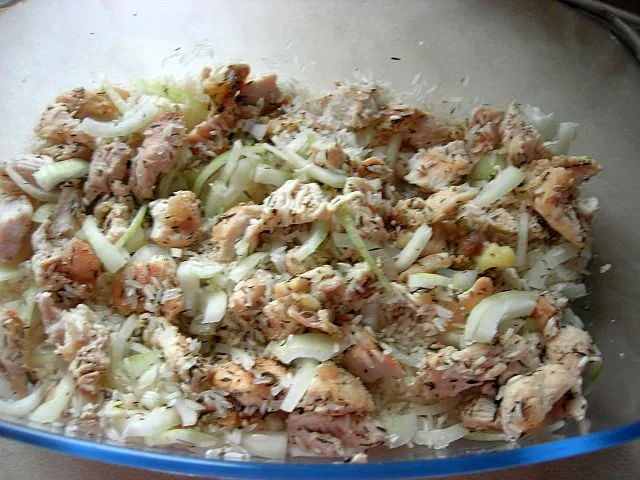 Pierś w ryżu