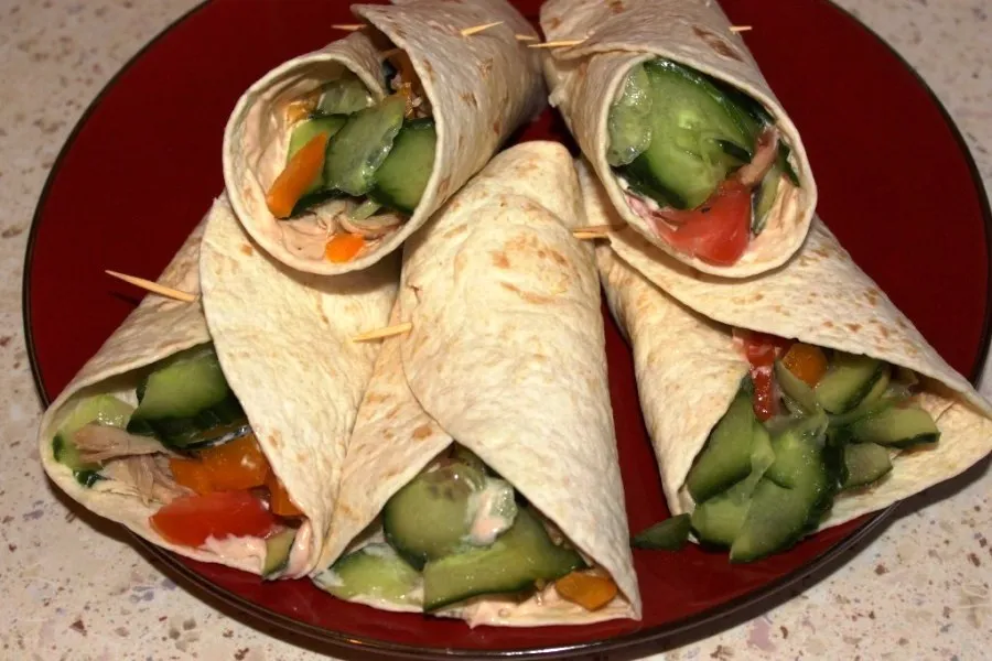Tortilla z kurczakiem