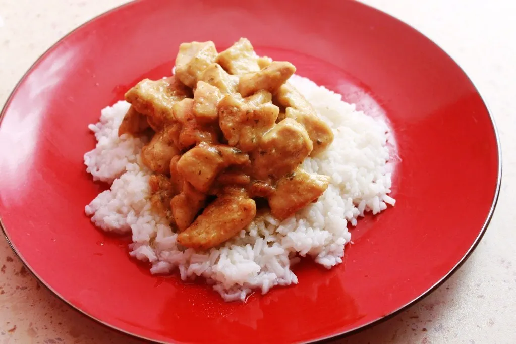 Kurczak w sosie Zielone Curry