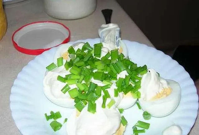 Jajecznica ze szczypiorkiem
