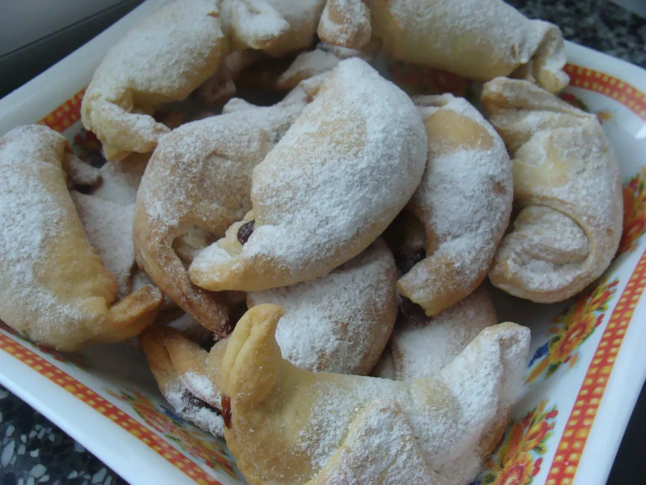 Rożki drożdżowe