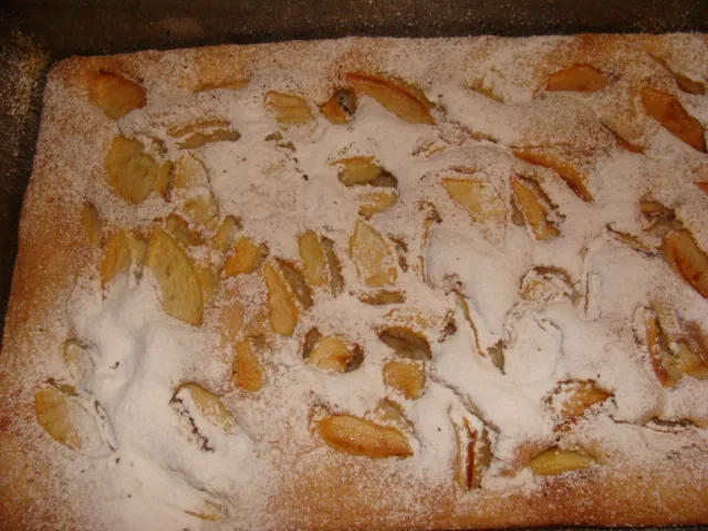 Biszkopt z jabłkami