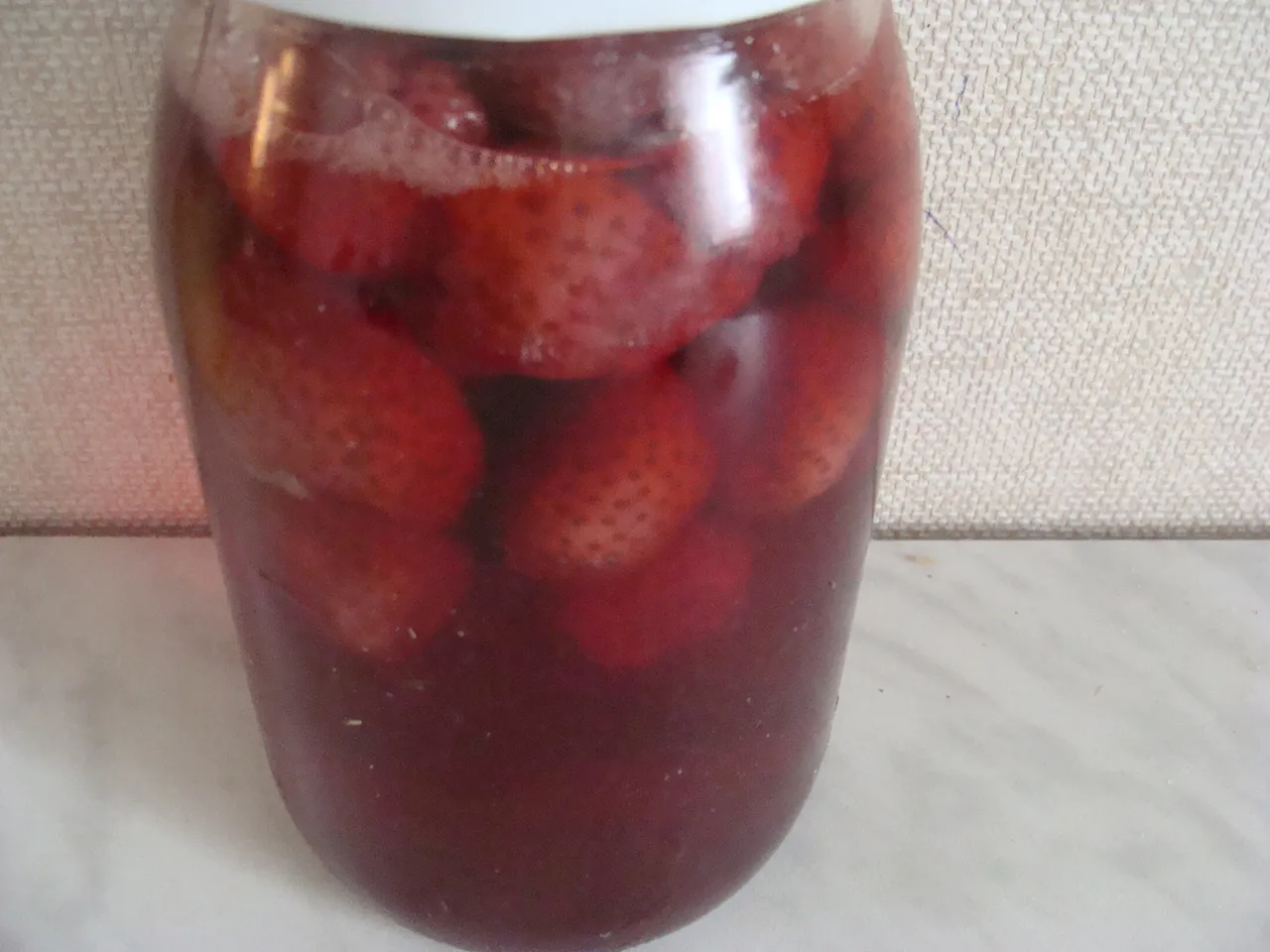 Kompot z truskawek