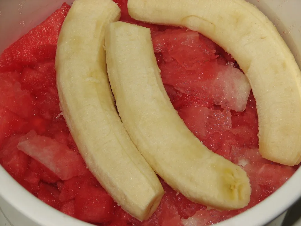 Koktajl arbuzowo-bananowy
