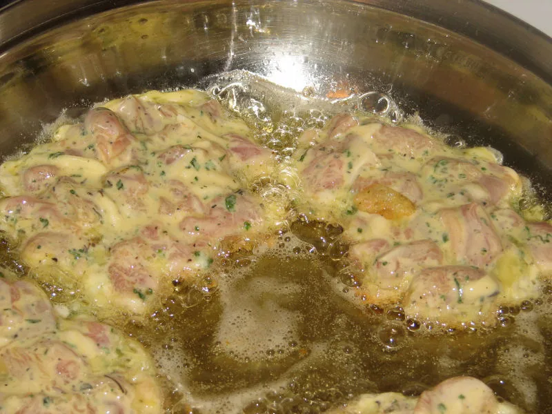 Kotleciki z filetu kurczaka i majonezu