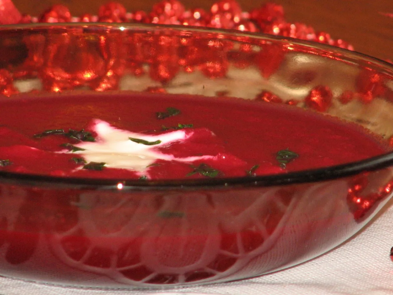 Zupa krem z czerwonych buraków