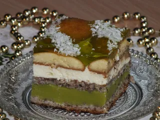 Zielone ciasto na Sylwestra