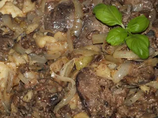 Wątróbka z jabłkiem - 2