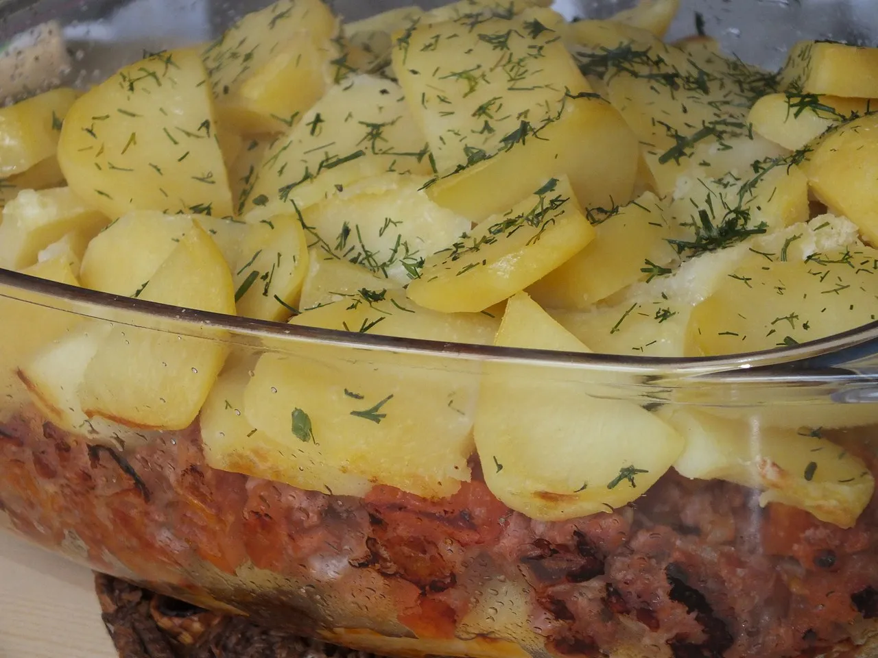 Zapiekanka ziemniaczana z kapustą pekińską