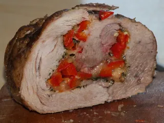 Rolada z indyka z mozzarellą i czerwoną papryką - 20