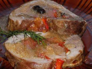 Rolada z indyka z mozzarellą i czerwoną papryką - 21