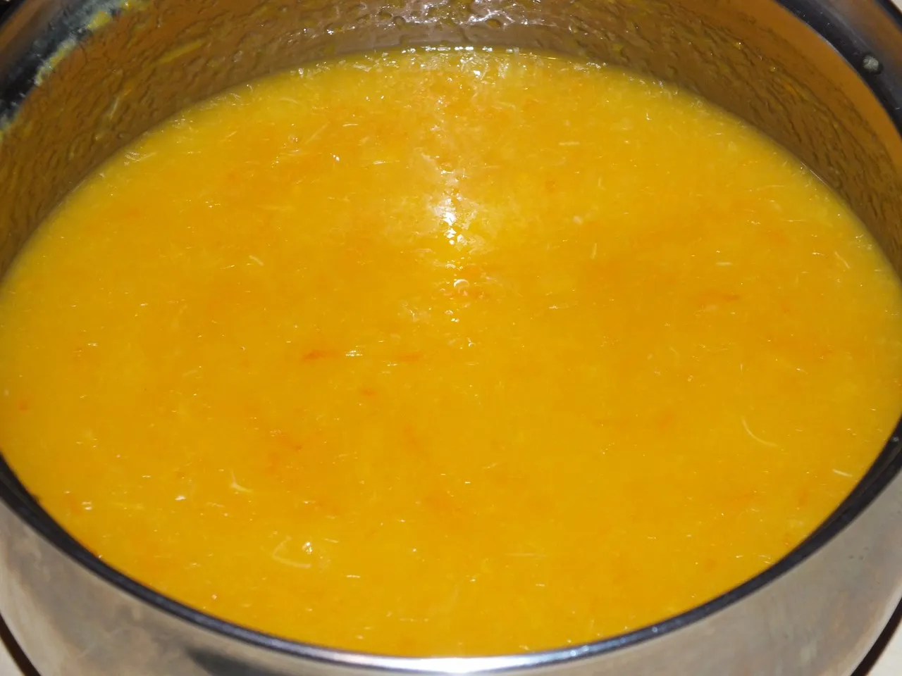 Pomarańczowy sernik na zimno