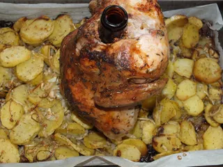 Kurczak pieczony na butelce z piwem - 20