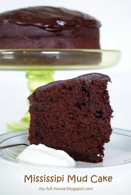 Mississippi Mud Cake - obłędnie czekoladowe ciasto