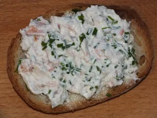 Pasta twarogowa z łososiem - 1