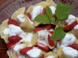 Pierogi z truskawkami - 12