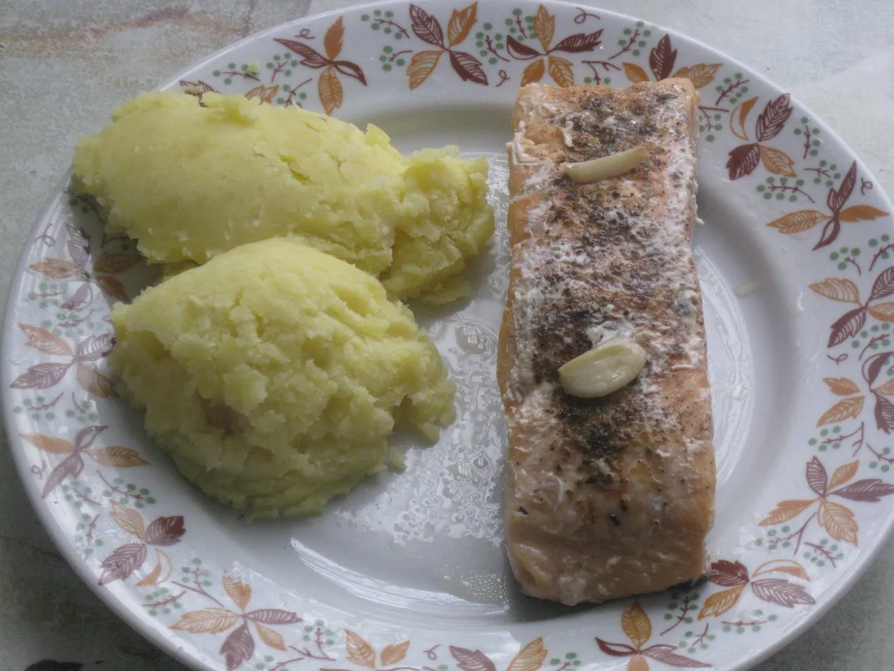 Łosoś z folii