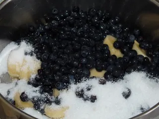 Dżem z bananów i jagód - 4