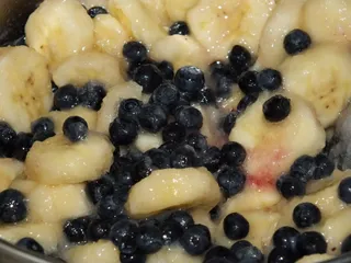 Dżem z bananów i jagód - 5