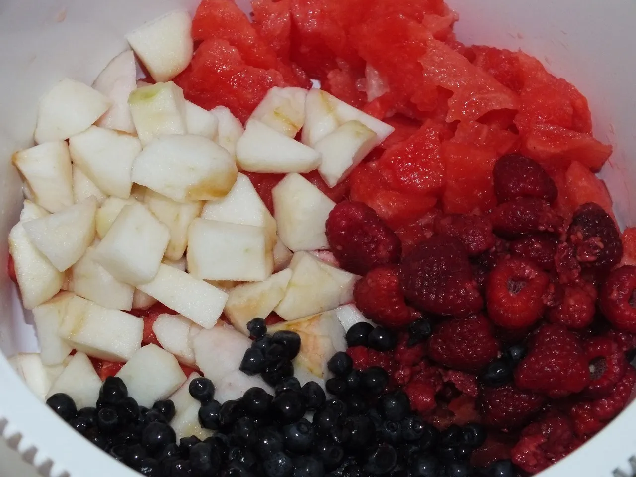 Arbuzowe smoothie z jagodami