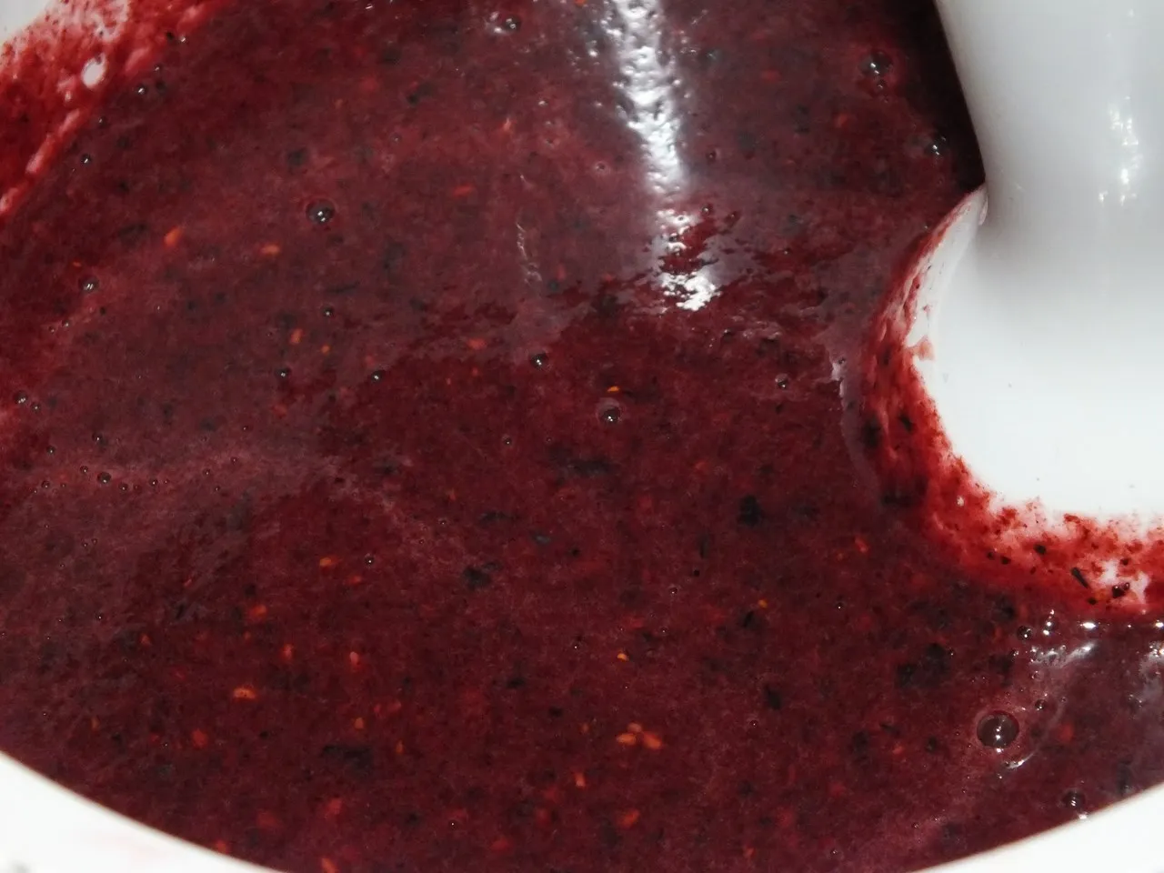 Arbuzowe smoothie z jagodami