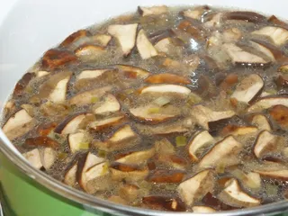 Zupa krem ze świeżych grzybów - 8