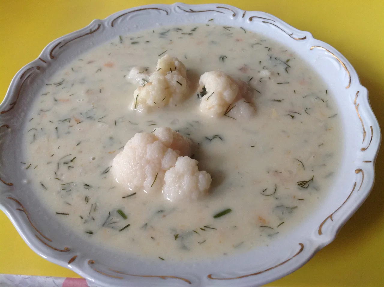 Kalafiorowa na rosole