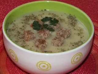 Zupa kalafiorowa krem z grzybowym akcentem - 1