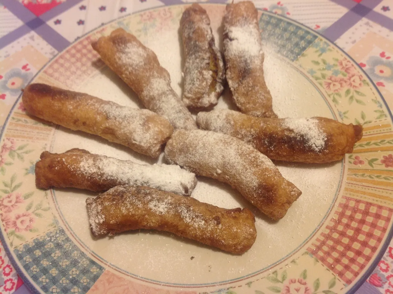 Banany smażone w cieście