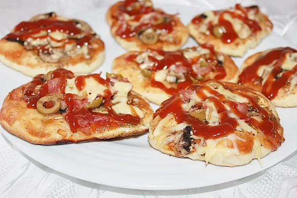 Mini pizza na wodzie