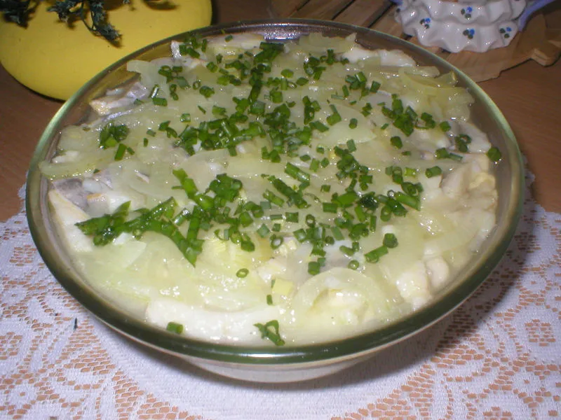 Śledzie w musztardzie