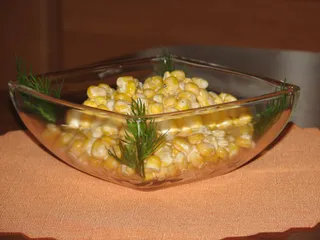 Kukurydza z czosnkiem - 1