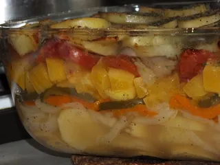 Wegetariańska zapiekanka z dynią na kolorowo - 19
