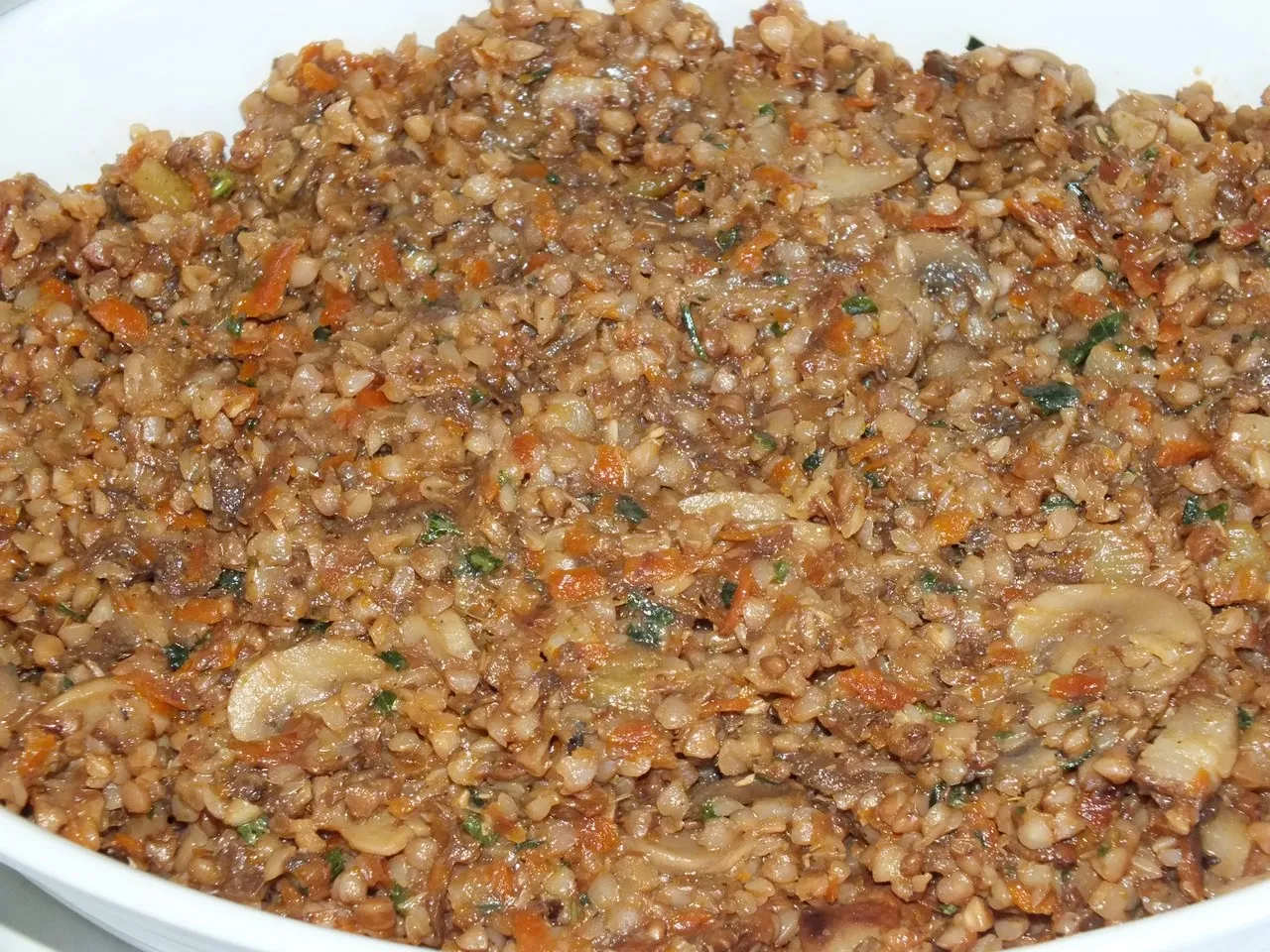 Zapiekanka warzywna z kaszą gryczaną