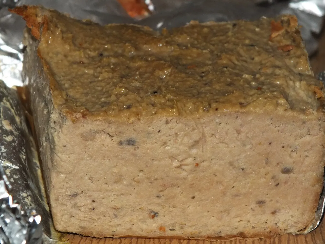 Pasztet drobiowo-wieprzowy z pieczarkami