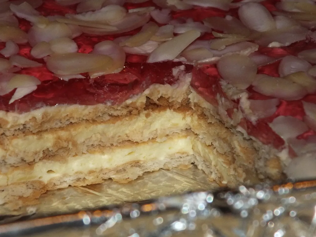Warstwowy budyniowiec bez pieczenia