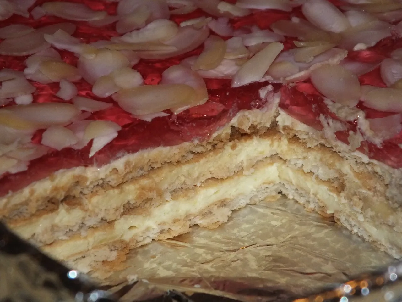 Warstwowy budyniowiec bez pieczenia