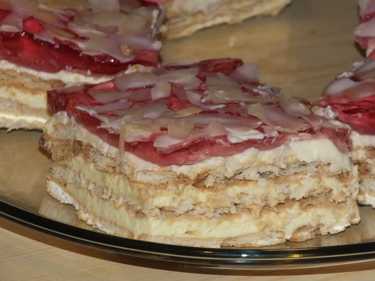 Warstwowy budyniowiec bez pieczenia