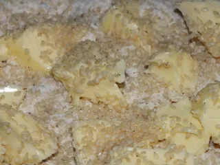 Sypany bananowiec z orzechami i czekoladą - 21