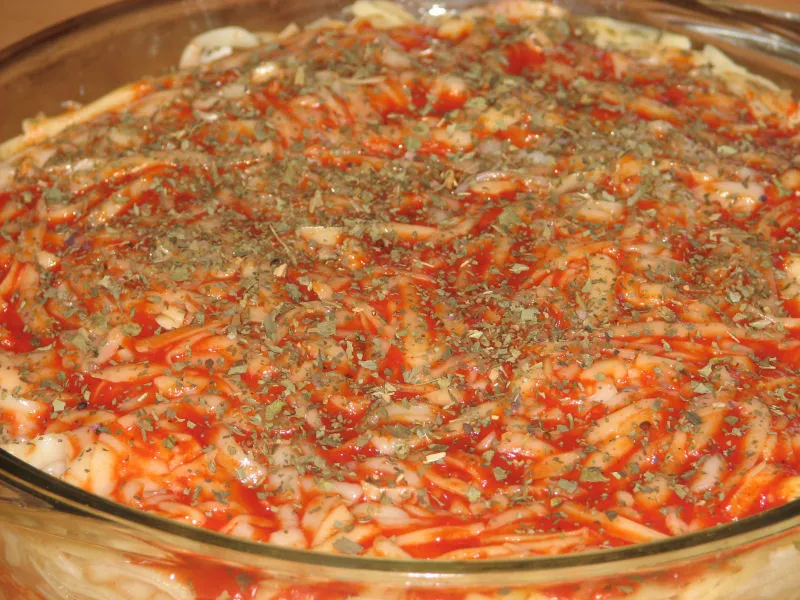 Makaron zapiekany - pyszny